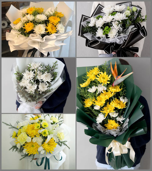 贵州遵义红花岗区巷口镇白事花束代送